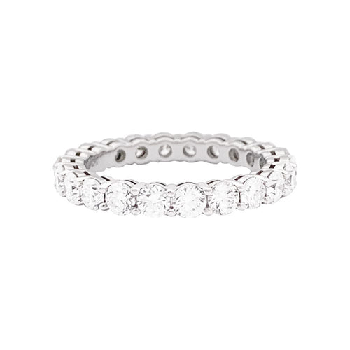 Bague 52 Alliance Tiffany&Co, "Forever", platine, diamants. 58 Facettes 33976