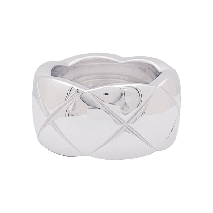 Ring Chanel "Coco Crush"large white gold model.