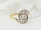 Bague 54.5 Bague tourbillon en or bicolore et diamants 58 Facettes 33317