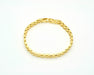 Bracciale in oro giallo peso gr. 27 58 Facettes