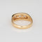 Vintage Three Diamond Ring Sz 10 Band 14k Yellow Gold Trilogy Estate Jewelry 58 Facettes G14055