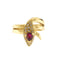 Bague Bague serpent avec rubis et diamants 58 Facettes 35620