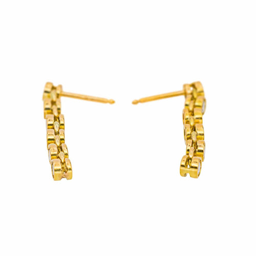 Boucles d'oreilles Boucles d'oreilles Pendantes Or jaune Diamant 58 Facettes 4608585CN