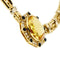 Collier Collier deux ors avec quartz citrine, saphirs et diamants 58 Facettes 31915