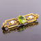 Broche Broche ancienne Péridot Perles fines 58 Facettes 20-390
