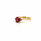 Bague Solitaire Or Jaune 18k Rubis & Diamants 58 Facettes 86-GS38386-3