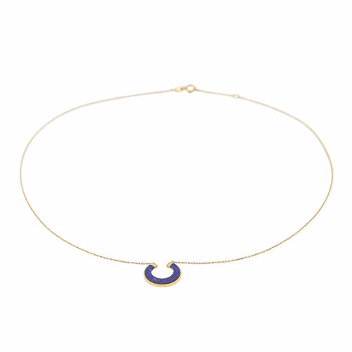 Collier Collier Or jaune Lapis Lazuli 58 Facettes 3332315CN