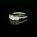 Bague 52 Bague Trilogie en or blanc et diamants 58 Facettes