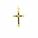 Pendentif Pendentif Croix or jaune topaze 58 Facettes B4PE-GS28845