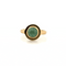 Bague 57 Bague Cabochon Or Jaune Émeraude 58 Facettes 81-GS28795