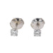 Boucles d'oreilles Boucles d'oreilles Puces Or blanc Diamant 58 Facettes 3090577CN