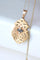 Pendentif Médaillon Broche Arabesques Ancien Perles Fines et Diamants Or Rose 58 Facettes