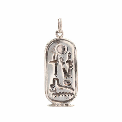 Pendentif Pendentif argent cartouche égyptien 58 Facettes 20-309B