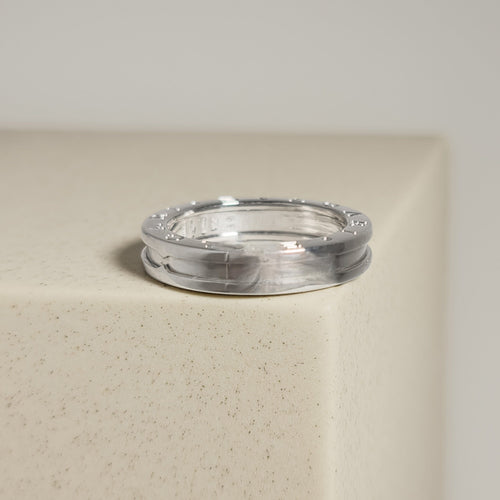 Bague 59 Bague B-Zero 1 en or blanc BULGARI 58 Facettes 2744