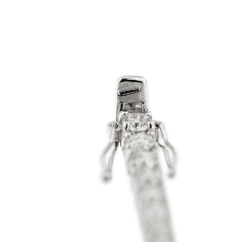 Tennisarmbånd med diamanter 5,10 ct 