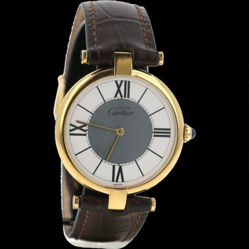 Montre Cartier Montre Must Vendome Vermeil 58 Facettes MT43491