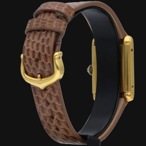 Montre Cartier Montre Tank Vermeil 58 Facettes MT42169