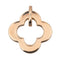 Pendentif Pendentif Trèfle Or rose 58 Facettes 3865909CN