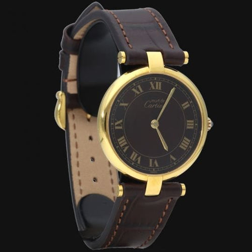 Montre Cartier Montre Must De Cartier Vermeil 58 Facettes MT41139