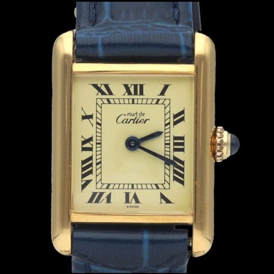 Montre Cartier Montre Tank Vermeil 58 Facettes MT40920