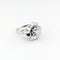 Bague 54 Bague florale en or blanc et diamant 58 Facettes 32109