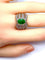 Bague 58 Bague 2 Ors Emeraude Diamants 58 Facettes AB228