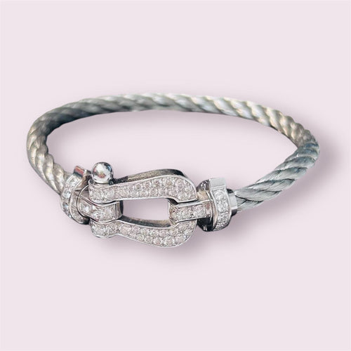 Bracelet FRED. Bracelet Force 10 boucle diamants 58 Facettes 258992