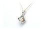Pendentif Pendentif contemporain en or blanc 18 carats serti de diamants 58 Facettes 22256