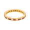Bague 52 Bague  Alliance tour complet  Or jaune Rubis, Diamant 58 Facettes 4958961CN