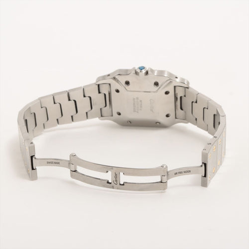 CARTIER - Montre Santos Carrée 58 Facettes