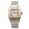 Montre Cartier Montre Santos Acier, Or jaune Spinelle 58 Facettes 3941445RV