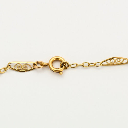 COLLIER COLLERETTE ART DECO EN OR 58 Facettes M8656