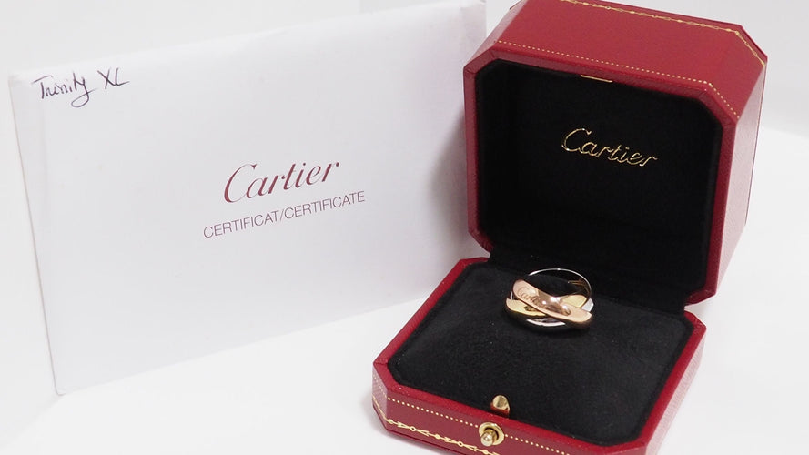 Bague 55 Bague Trinity 3 ors XL de Cartier 58 Facettes 32510