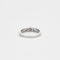 Bague 55.5 Bague trilogie or blanc 58 Facettes 2274466