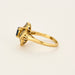 Bague 63 Bague marquise or jaune, saphir et diamants 58 Facettes 240486