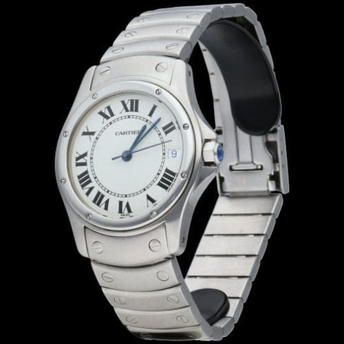 Montre Cartier Montre Santos Ronde 58 Facettes MT44439