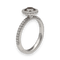 Bague 55 Solitaire De Beers Aura en platine - 1,00 ct Fancy Dark Brown + 0,36 ct F-VVS - Taille 55 - Série complète 2020 58 Facettes FB10126