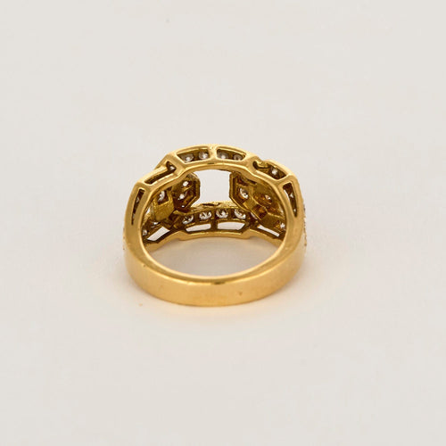 Bague 50 Bague or jaune et diamants 58 Facettes SMA00792
