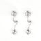Boucles d'oreilles Boucles D'oreilles en or blanc et diamants 58 Facettes LP1223/17