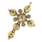 Pendentif Opulence des années 1720 : dévoilement d'une croix de diamant géorgienne 58 Facettes 20237-0121