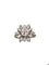 Bague 53 Bague fleur en or blanc et diamants 2.80 Ct 58 Facettes