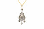 Pendentif Pendentif Napoléon III en or jaune et argent serti de diamants taille rose 58 Facettes 22808