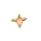 Bague 53,5 Bague or jaune, corail peau d'ange et diamants 58 Facettes NAR00752