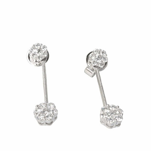 Boucles d'oreilles Boucles d'oreilles diamants 58 Facettes 3960