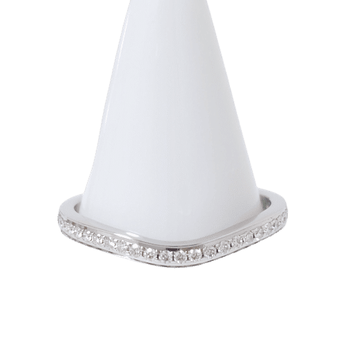 Bague 50 Cartier - Bague Ballerine en platine et diamants incurvés 58 Facettes 1