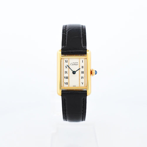 Cartier Tank Must - Ivory Column dial - SM 58 Facettes