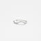 Bague 54 Bague vague avec diamants 58 Facettes 2520