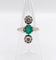 Bague 50 Bague marquise art deco or blanc 18k émeraude et diamants 58 Facettes A06115