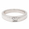 Bague 49 Cartier Bague Solitaire Tank Or blanc Diamant 58 Facettes 2308539CN