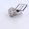 Bague 48 Bague ancienne en platine et diamants avec diamant central 58 Facettes